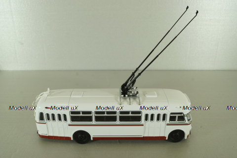 КТБ-4 (Киев-4) 1963, белый/красный, Советский автобус 1:43 Уценка!