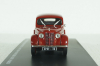 Renault Juvaquatre Fourgonette Fire department Paris  1953 red, Hachette 1:43
