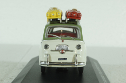 Fiat 600 Multipla van Studer 1959 green/cream white, Altaya 1:43