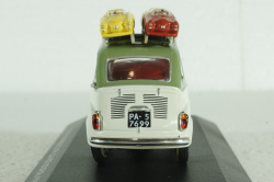 Fiat 600 Multipla van Studer 1959 green/cream white, Altaya 1:43