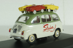 Fiat 600 Multipla van Studer 1959 green/cream white, Altaya 1:43