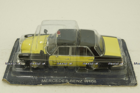 Mercedes w108, police, Deagostini 1:43