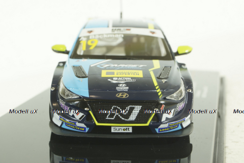 Hyundai Elantra N TCR #19, Target Competition WTCR Portugal A.Backman 2021, GTM158B, IXO 1:43