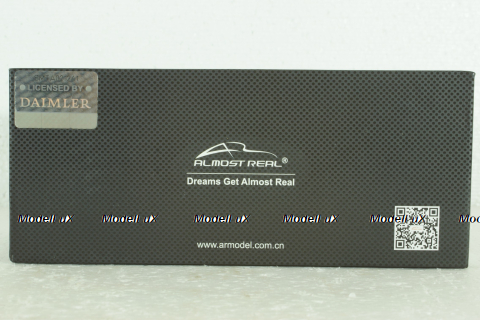 Mercedes-Maybach S-Class, (W222) 2019, black-silver, 420107, Almost Real 1:43