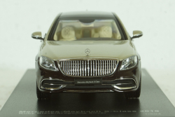 Mercedes-Maybach S-Class, (W222) 2019, black-silver, 420107, Almost Real 1:43