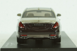 Mercedes-Maybach S-Class, (W222) 2019, black-silver, 420107, Almost Real 1:43