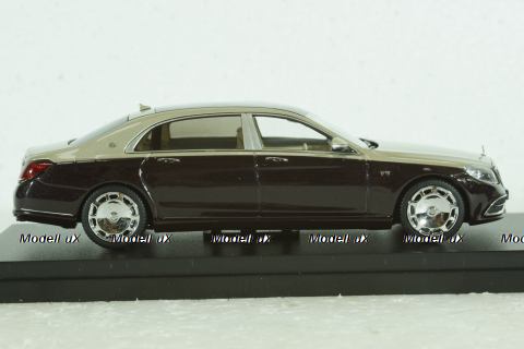 Mercedes-Maybach S-Class, (W222) 2019, black-silver, 420107, Almost Real 1:43