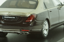 Mercedes-Maybach S-Class, (W222) 2019, black-silver, 420107, Almost Real 1:43