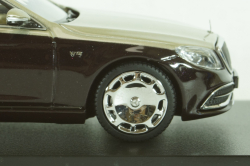 Mercedes-Maybach S-Class, (W222) 2019, black-silver, 420107, Almost Real 1:43