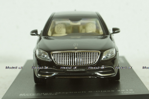 Mercedes-Maybach S-Class, (W222) 2019, obsidian black, 420112, Almost Real 1:43