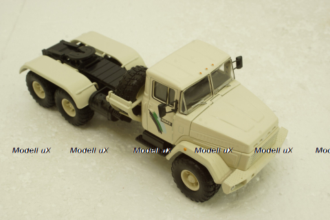 Краз-6446 тягач, белый, Н736, Наш Автопром 1:43