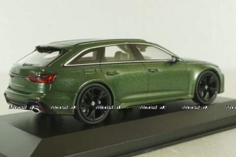 Audi RS6 (C8)  Avant 2019 Matte Green, 410018017, Minichamps 1:43