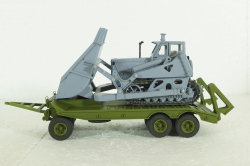 Прицеп ЧМЗАП-5208, зеленый, Modellux 1:43