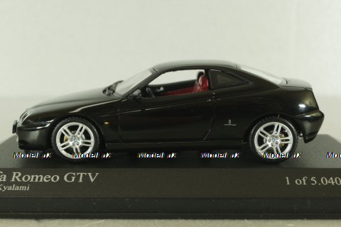 Alfa Romeo GTV Coupe 2003 black, 400120300, Minichamps 1:43