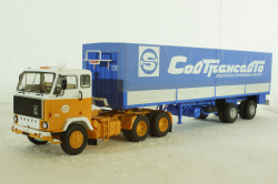 Volvo F89 с полуприцепом Fruehauf Savoyarde Совтрансавто , SSM1557, SSM 1:43