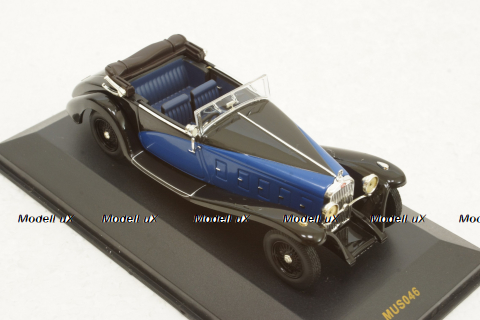Delage D8SS Femandez Darrin 1932 blue/black, MUS046, IXO Museum 1:43