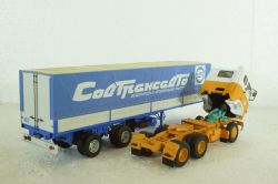 Volvo F89 с полуприцепом Fruehauf Savoyarde Совтрансавто , SSM1557, SSM 1:43