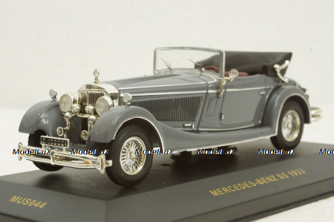Mercedes SS 1933 grey, MUS044, IXO Museum 1:43