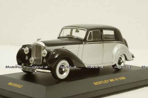 Bentley MK VI 1950 black/silver, MUS052, IXO Museum 1:43