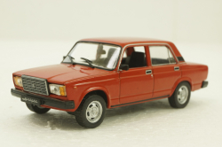 ВАЗ-2107 Жигули, красная, Автолегенды СССР, 1:43