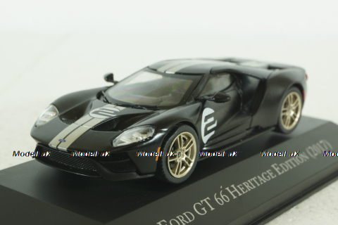 Ford GT 66 Heritage Edition (2017), American Cars №97, 1:43