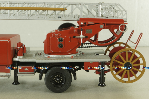 Mercedes L 6600  fire ladder 1951, blue,  03091, Schuco 1:43