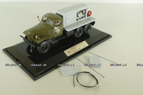 Зил-157 ПКС, передвижная компрессорная станция, 1982 г., зеленый/серый, 115707, DiP Models 1:43