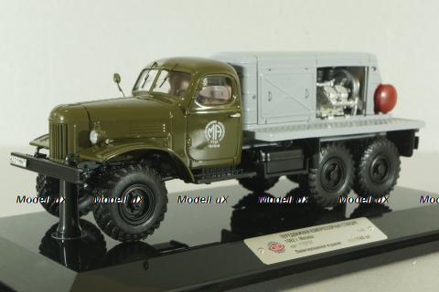 Зил-157 ПКС, передвижная компрессорная станция, 1982 г., зеленый/серый, 115707, DiP Models 1:43