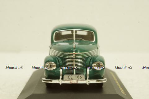 Opel Kapitan 4-door sedan (first generation) green, MUS048, IXO Museum 1:43