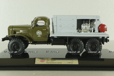 Зил-157 ПКС, передвижная компрессорная станция, 1982 г., зеленый/серый, 115707, DiP Models 1:43