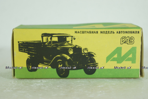 ГАЗ-АА, черный/хаки в коробке, з-д Двигатель 1:43 