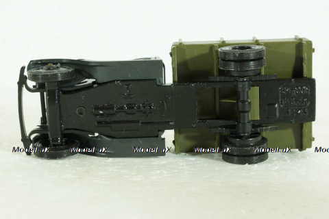 ГАЗ-АА, черный/хаки в коробке, з-д Двигатель 1:43 