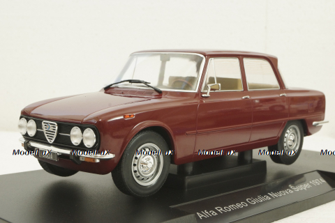 Alfa Romeo Giulia Nuova Super 1974, darkred, MCG18308, MCG 1:18