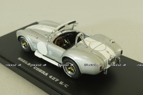 Shelby Cobra 427 S/C Racing 1965, silver, 03012S, Kyosho 1:43