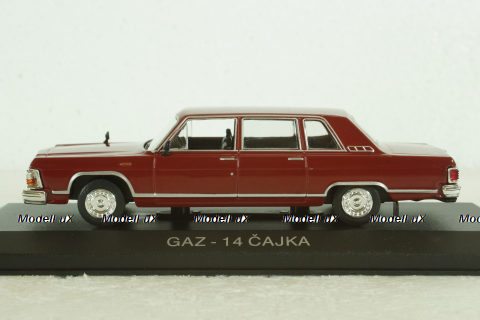 Газ-14 Чайка, красный, LEGENDARNI AUTOMOBILY MINULE ERY 1:43