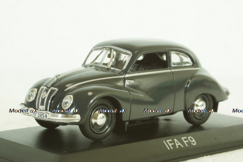 IFA F9, grey, LEGENDARNI AUTOMOBILY MINULE ERY 1:43