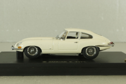 Jaguar E-Type Coupe 1961, white, 03062W, Kyosho 1:43