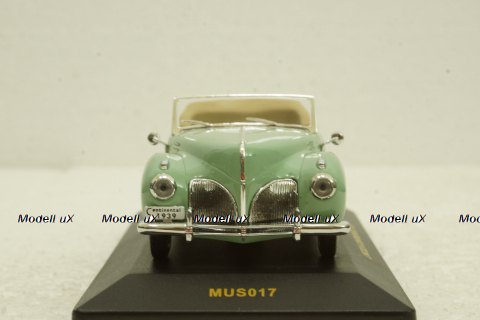 Lincoln Continental 1939, green, MUS017, IXO Museum 1:43