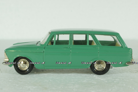 Москвич-427, А4, зеленый, 2 зажима, Тантал/Радон 1:43