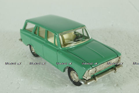 Москвич-427, А4, зеленый, 2 зажима, Тантал/Радон 1:43