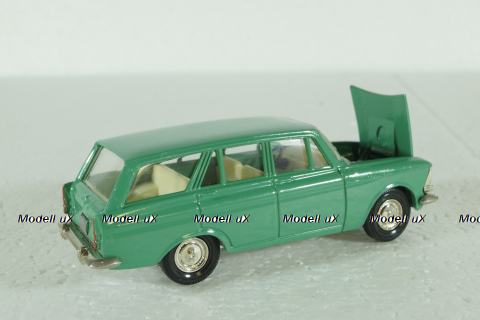 Москвич-427, А4, зеленый, 2 зажима, Тантал/Радон 1:43