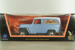 Willys Jeep Station wagon 1955, blue, 92858A, Lucky Die Cast, 1:18