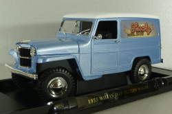 Willys Jeep Station wagon 1955, blue, 92858A, Lucky Die Cast, 1:18