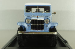 Willys Jeep Station wagon 1955, blue, 92858A, Lucky Die Cast, 1:18