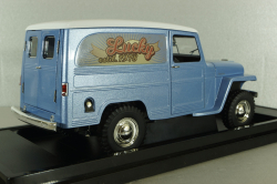 Willys Jeep Station wagon 1955, blue, 92858A, Lucky Die Cast, 1:18