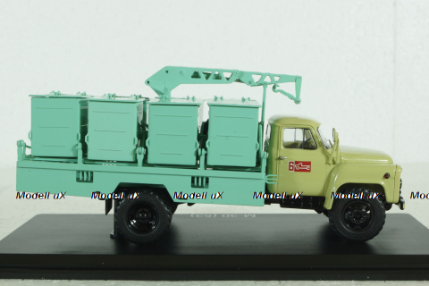 ГАЗ-53 М-30 контейнерный мусоровоз, SSM1492, SSM 1:43