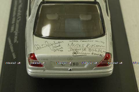 Mercedes C180 (W202) car of the World Champions, Stuttgart 1993, 430032105, Minichamps 1:43 Уценка!