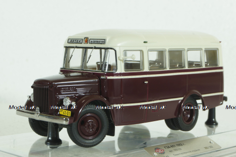 ПАЗ-651 ГЗА "Артек" вишневый, 165106, DiP Models 1:43