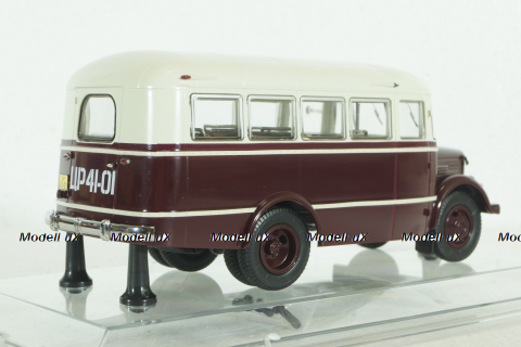 ПАЗ-651 ГЗА "Артек" вишневый, 165106, DiP Models 1:43