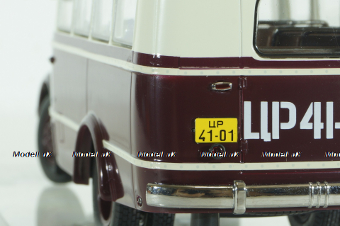 ПАЗ-651 ГЗА "Артек" вишневый, 165106, DiP Models 1:43